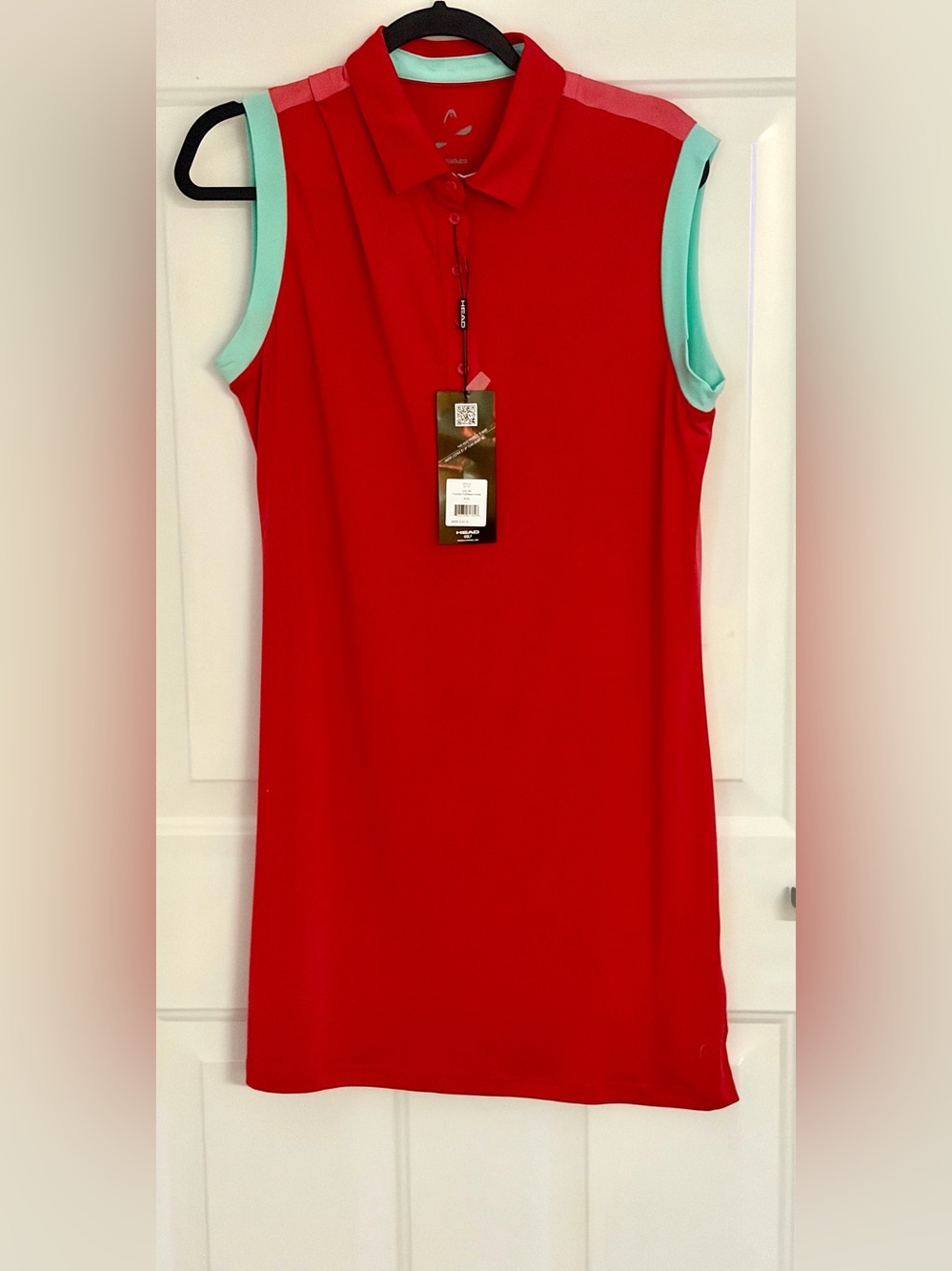 HEAD Golf sleeveless polo Sleeveless Golf Polo in Red Size Large NWT